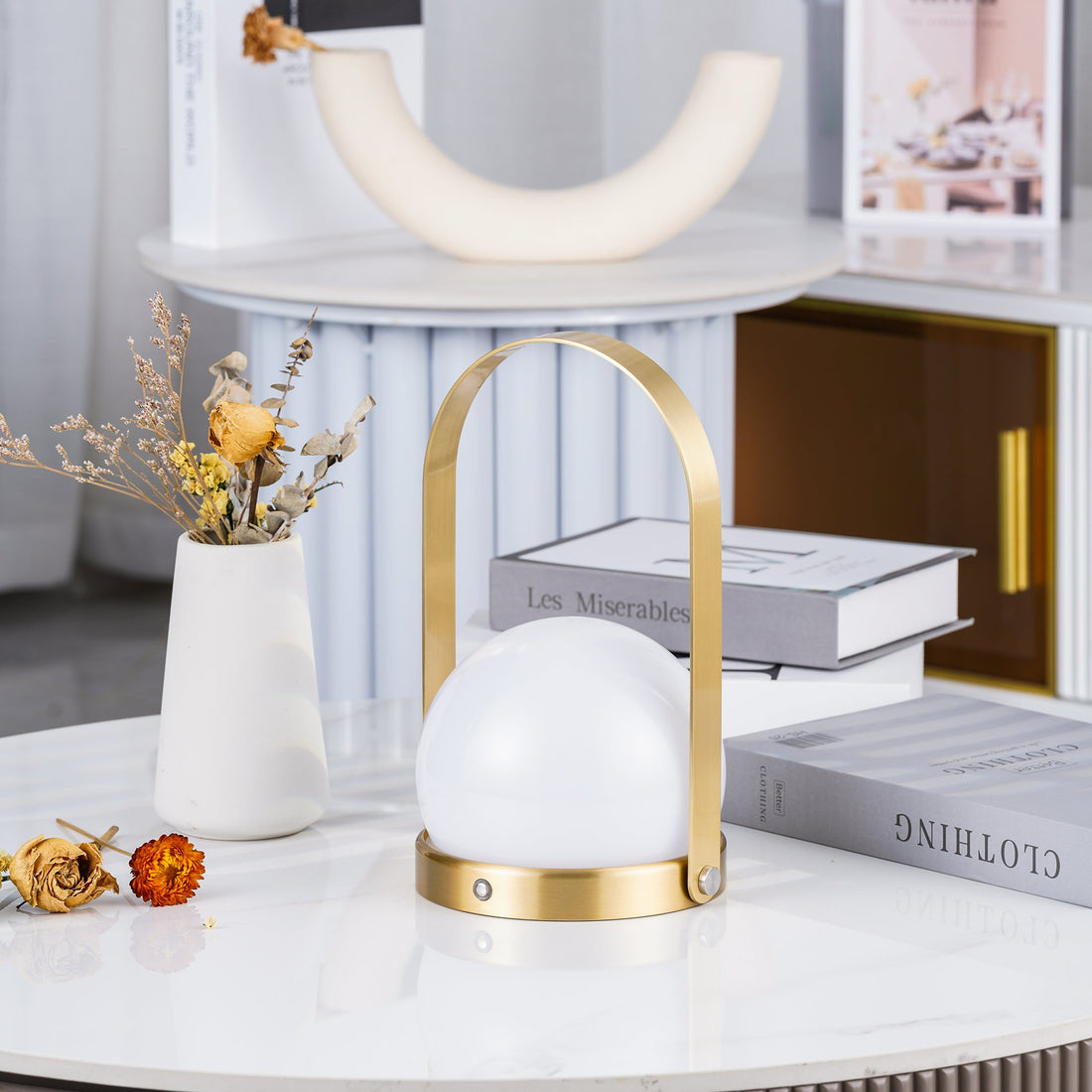 Tragbare Akku-Tischlampe – Moderne Lampe für Schreibtisch und Schlafzimmer