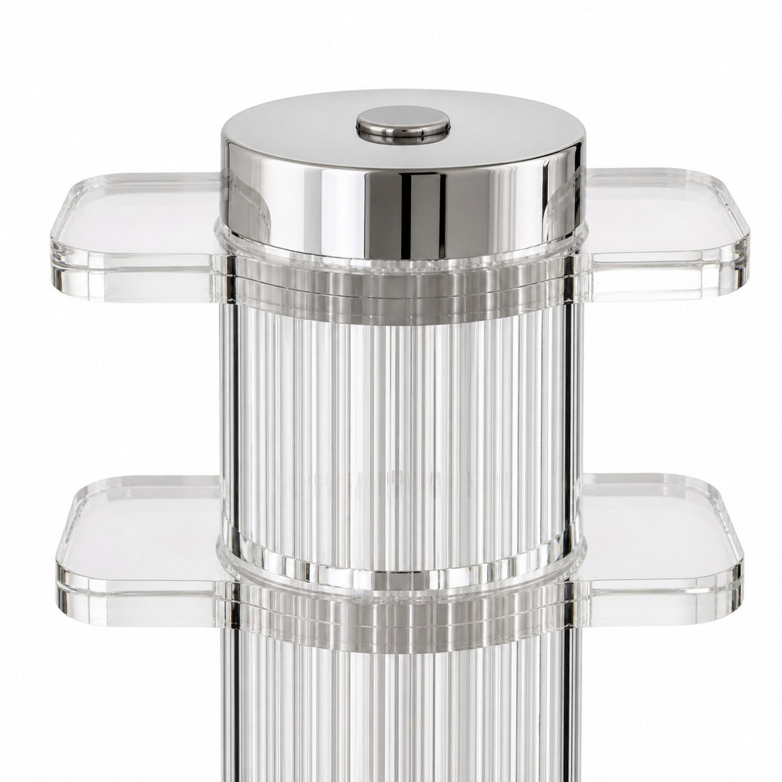 Bauhaus Ribbed Acrylic LED Wall Sconce