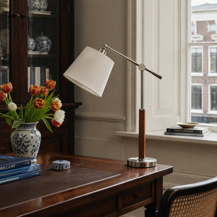 Vintage Bauhaus Swing Arm Table Lamp
