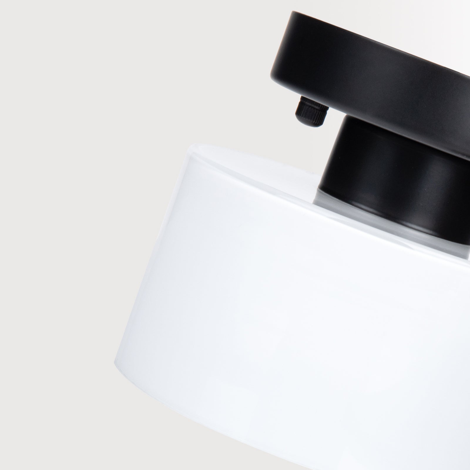 Bauhaus Glas Deckenleuchte - Minimalistische Mini Design Lampe für den Flur