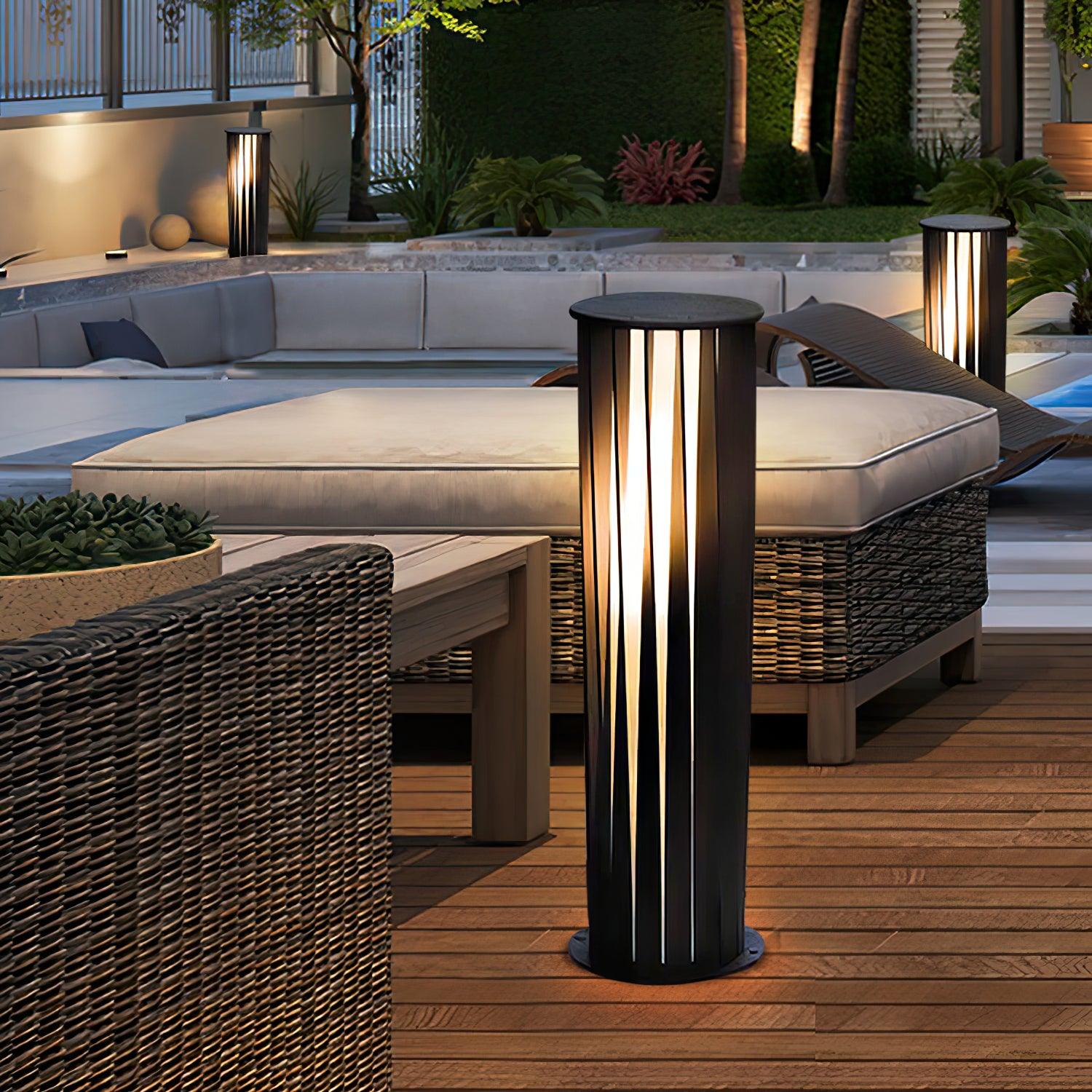 LED Outdoor Post Lamp - Energy-Saving Acrylic Light for Garden & Patio