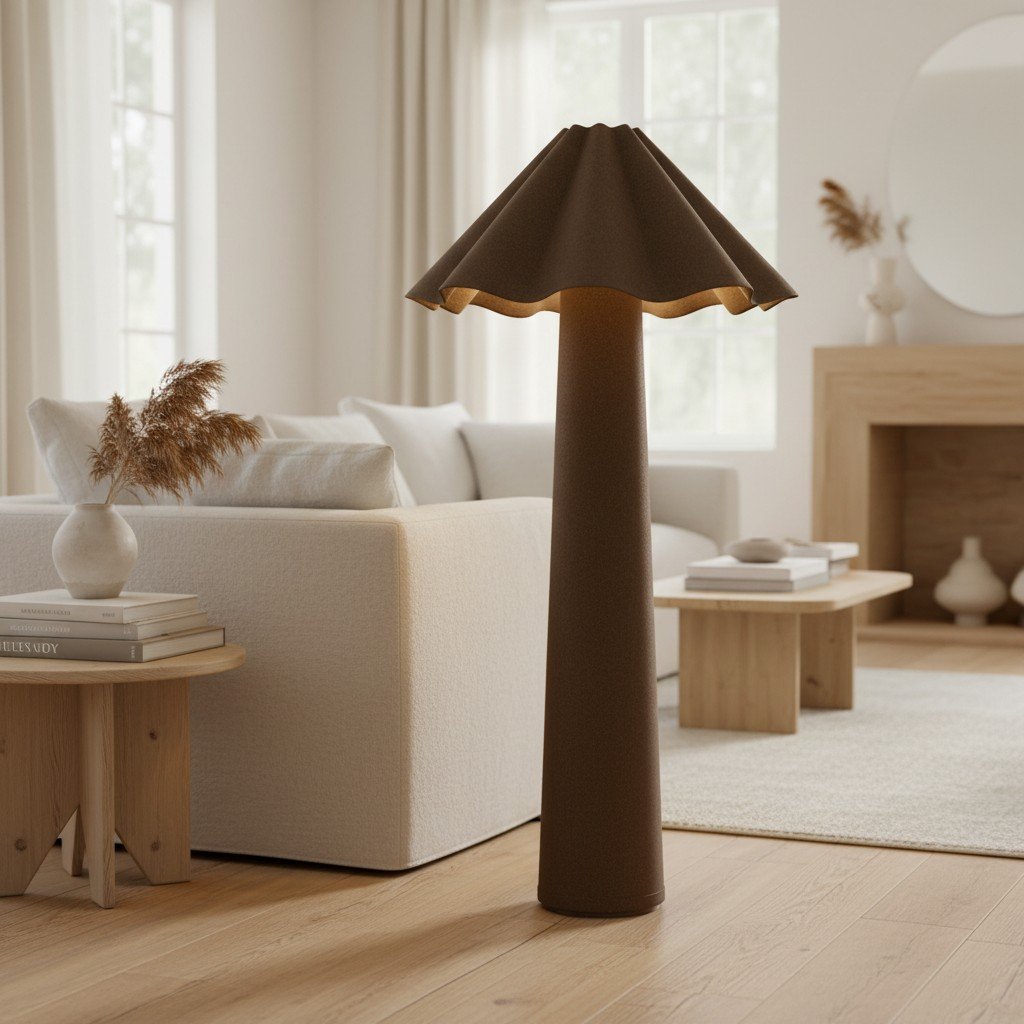 Weavara Sculptural Floor Lamp – Modern Transitional Design for Living Rooms and Lounges