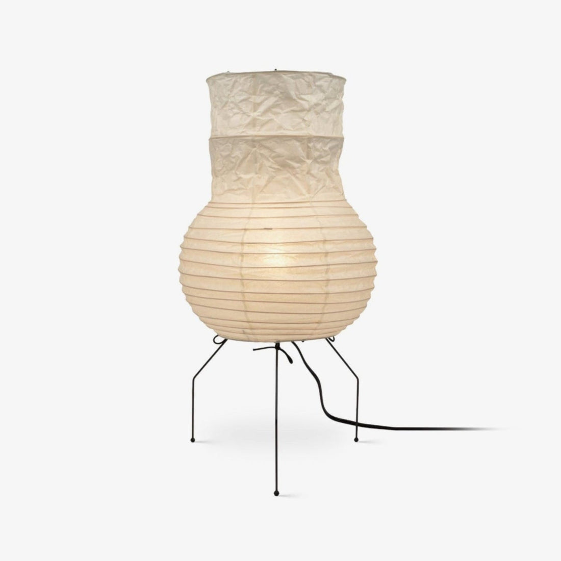 Tischlampe aus Reispapier – Sanft leuchtende Lampe für Schlafzimmer und Wohnzimmer