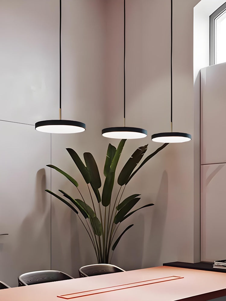 Asteria Minimalist Metal and Acrylic LED Pendant Light