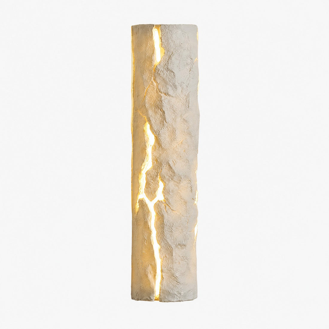 sku white resin crack wall light