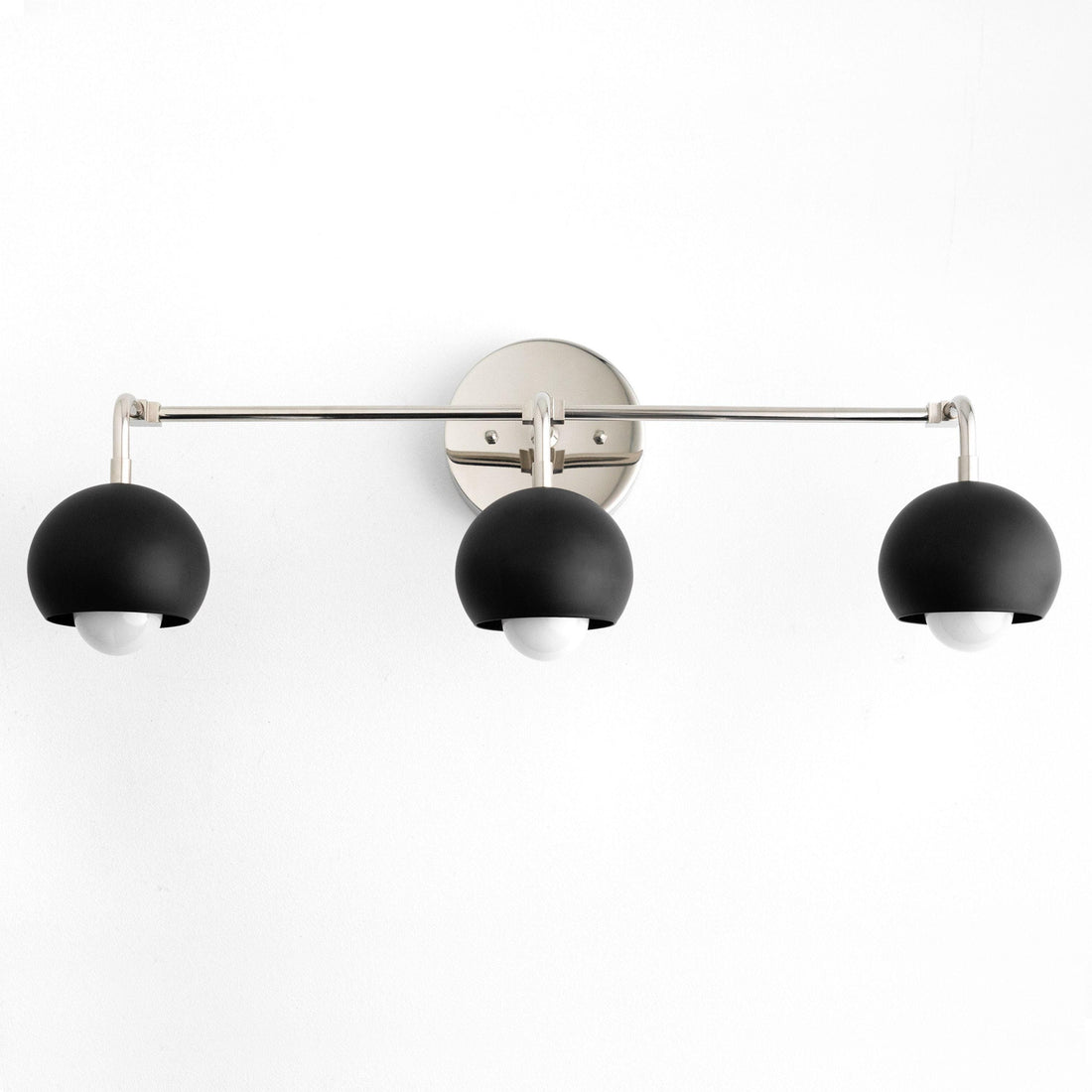 Metio Dome Decorative Vanity Light - Classic Orb Shade Bathroom Wall Lamp