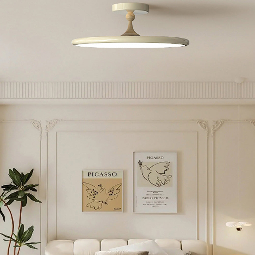 Bauhaus Disc Ceiling Light - Acrylic LED Bedroom Lighting Modern