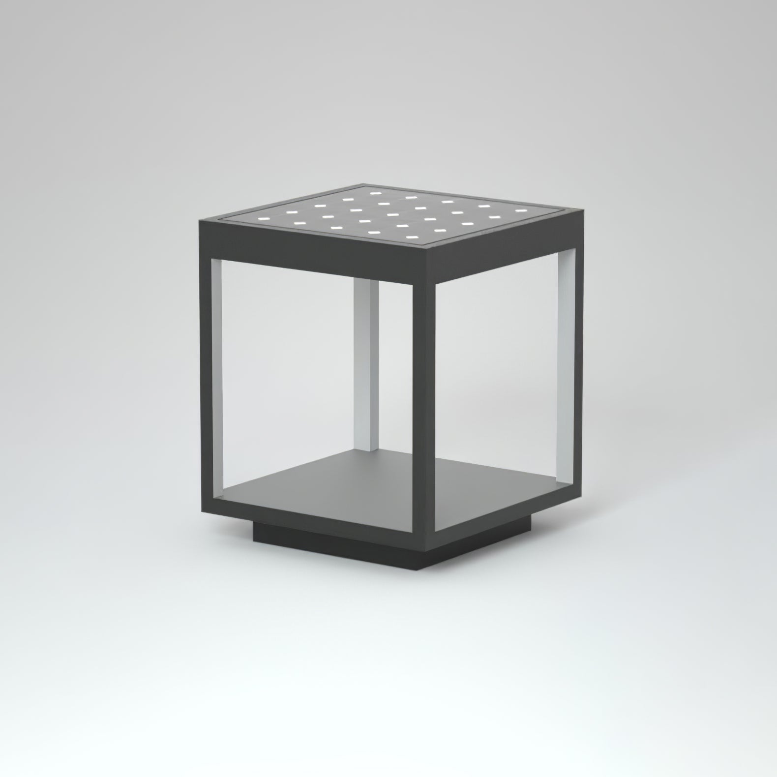 Square Frame Solar Outdoor Light - Garden Light with Durable Metal