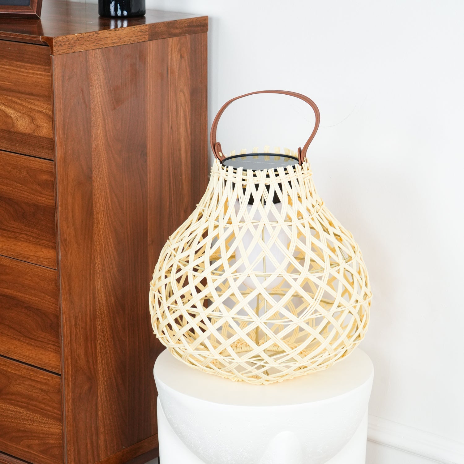 Woven Sphere Lantern Outdoor Lamp - Solar Outdoor Lamp Great