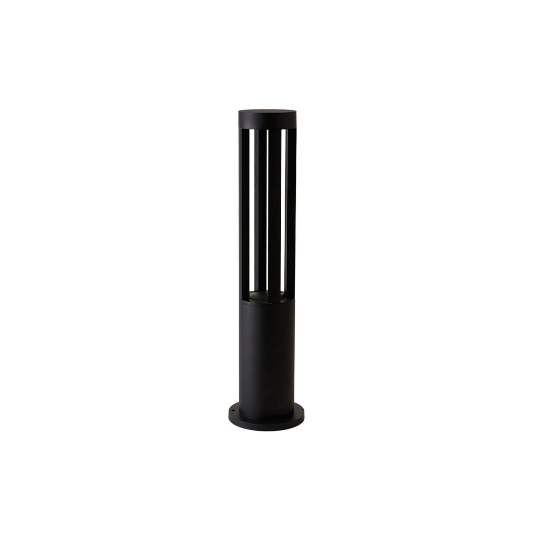 Black Solar Outdoor Post Light - Waterproof Solar Post Lamp
