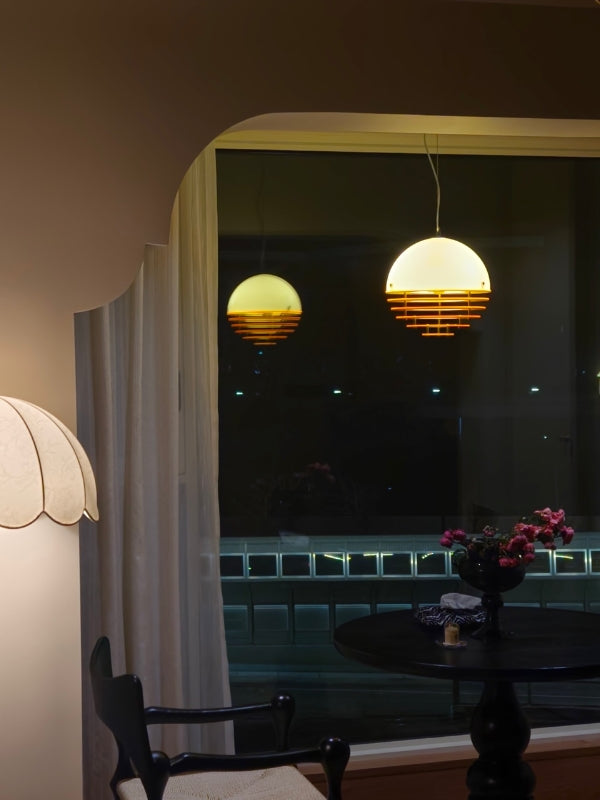 Bauhaus Sunset Pendelleuchte - Moderne Designer-Ambientelampe fürs Wohnzimmer