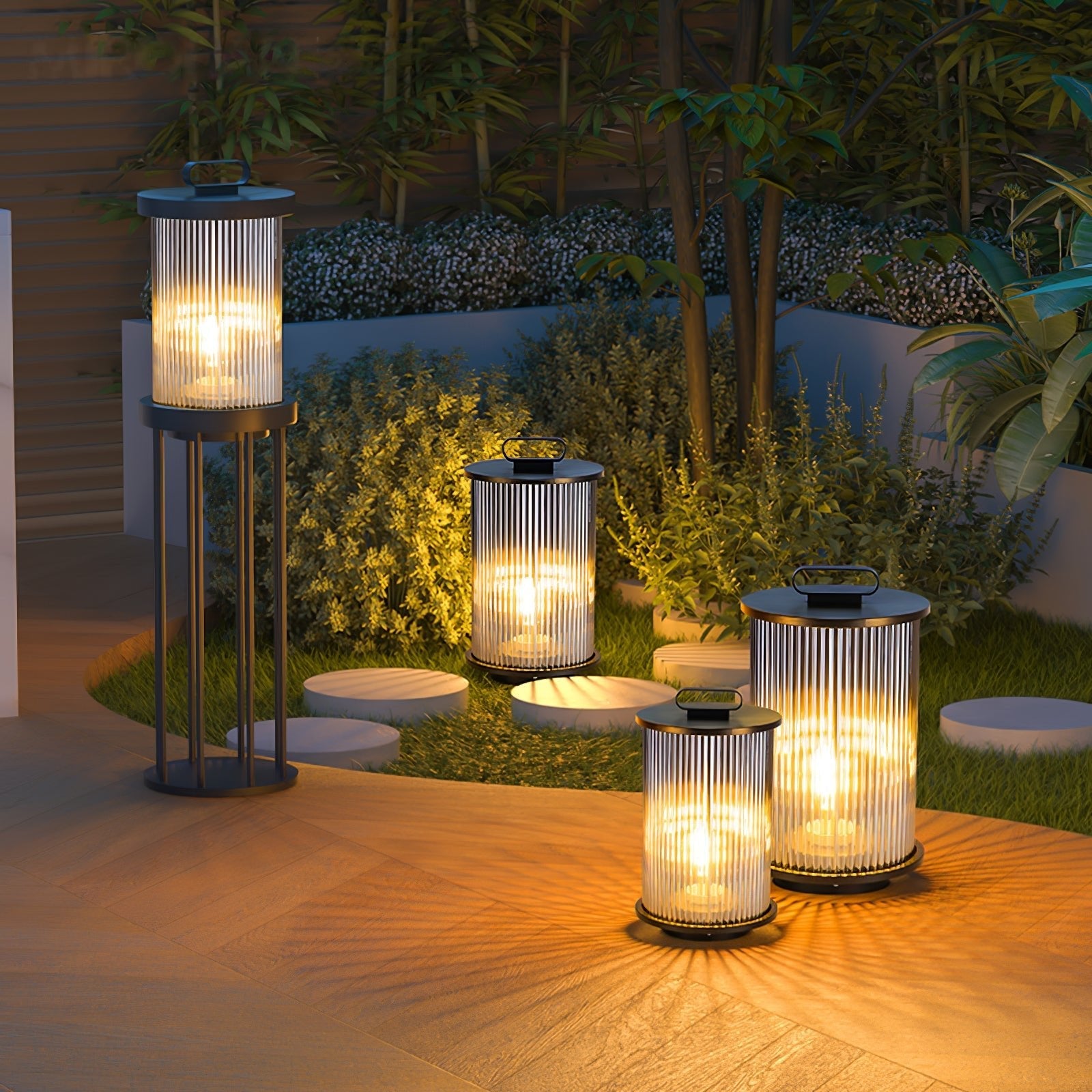 Lantern Garden Outdoor Light - Garden Outdoor Lamp Ideal for Walkways