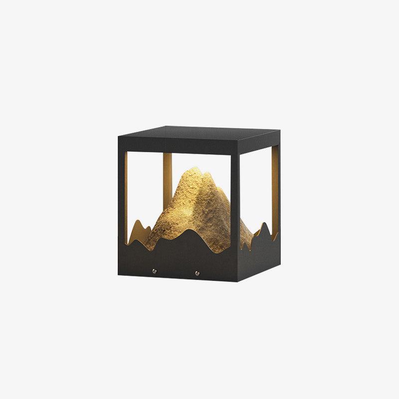 Garden Outdoor Light - Mountain Pattern Warm Light
