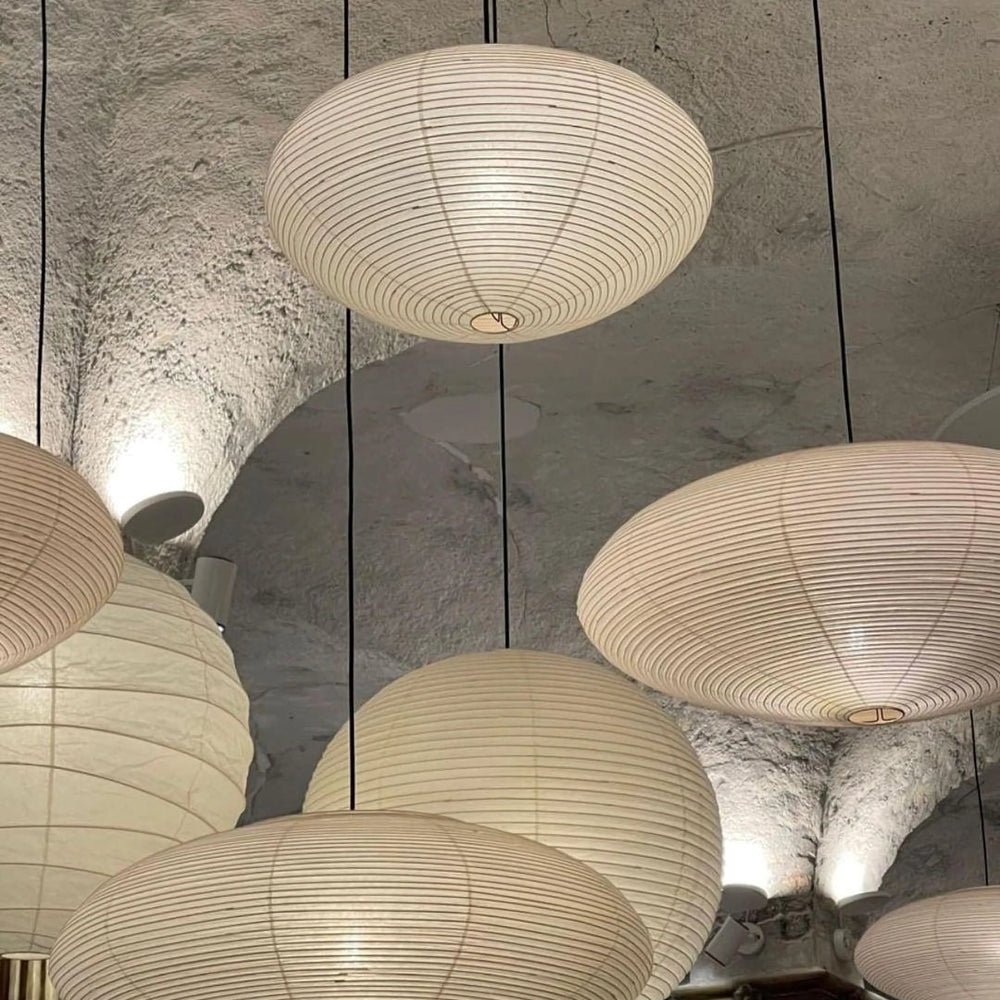 Mulberry Washi Pendelleuchte – Sanftes handgefertigtes Licht für warmes Wohndekor