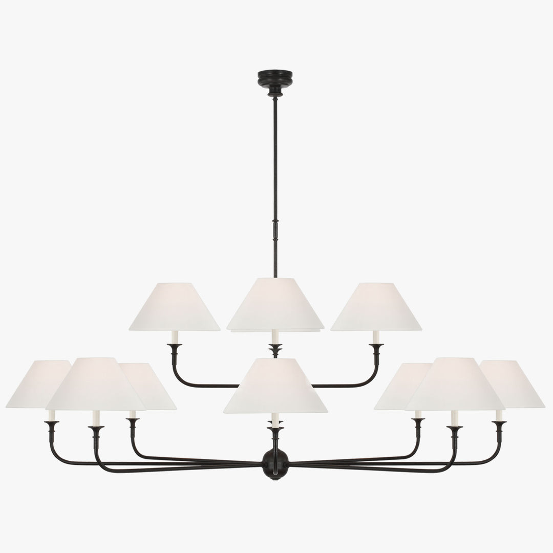 Piaf Grande Moderner Industrie-Kronleuchter aus Metall 