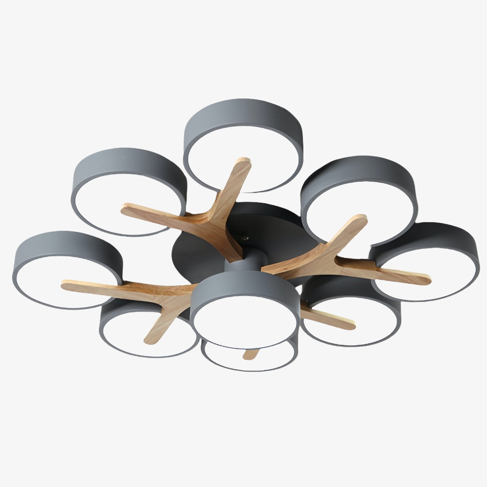 Contemporary Luxurious Ceiling Light - Acrylic Fixture for Living Room
