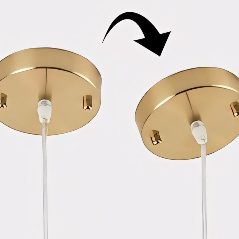 Vintage Striped Bottle Glass Timeless Pendant Light