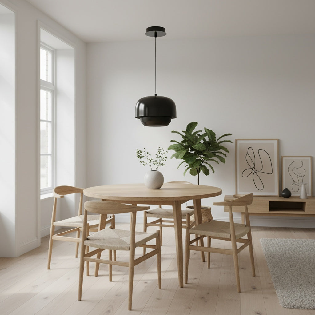 Clinco Retro-Moderne Metall-Hängeleuchte – Doppelschirm-Kuppelleuchte