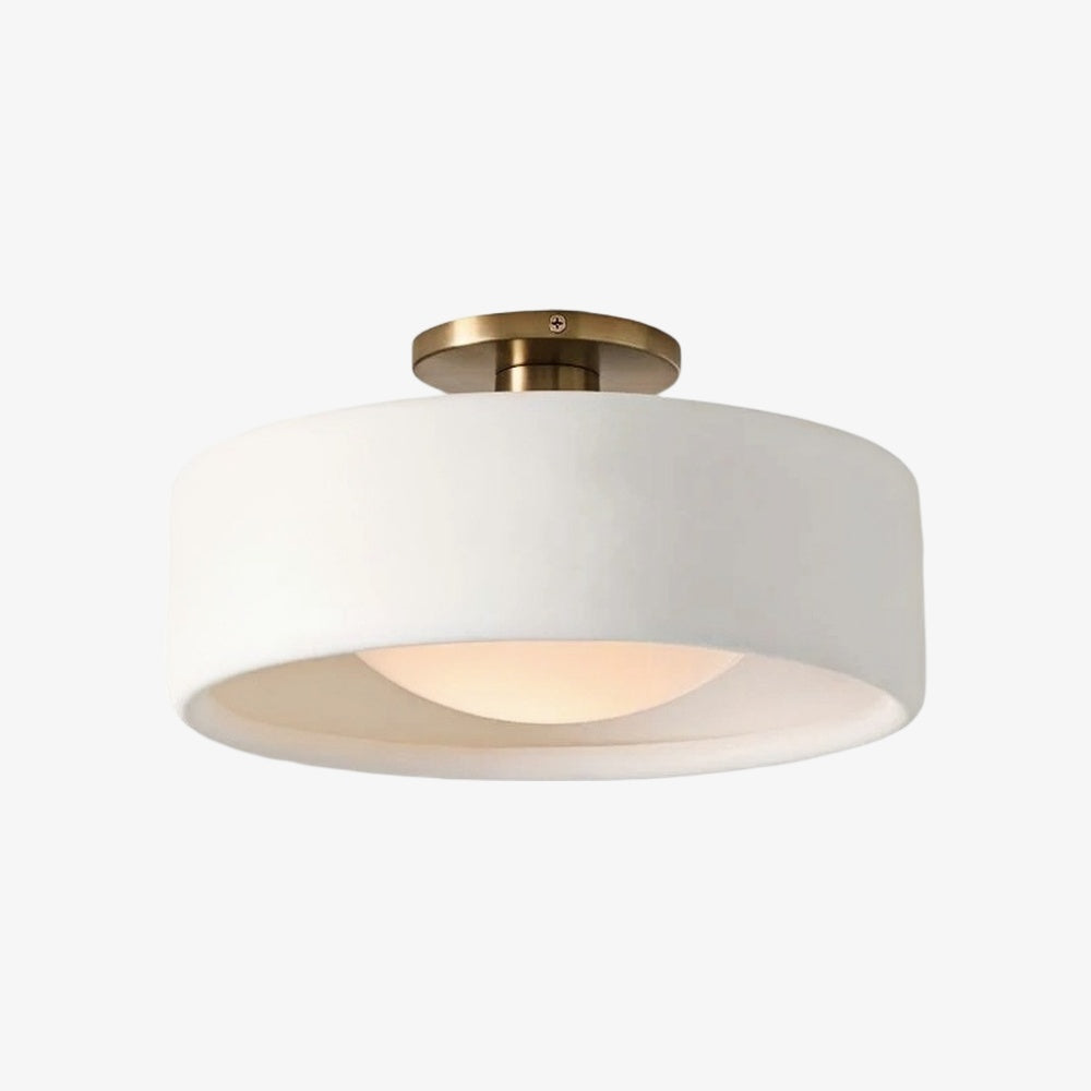 Elegant Porcelain Metal Ceiling Light with Modern Design for Living Room and Bedroom