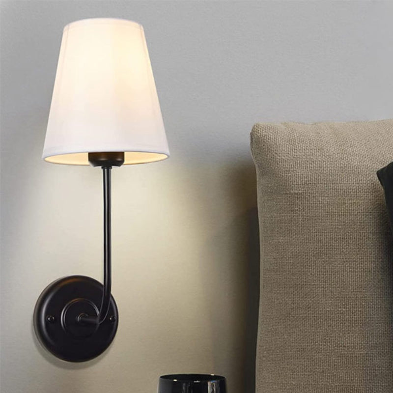 Minimalist Nordic Fabric Metal Wall Lamp