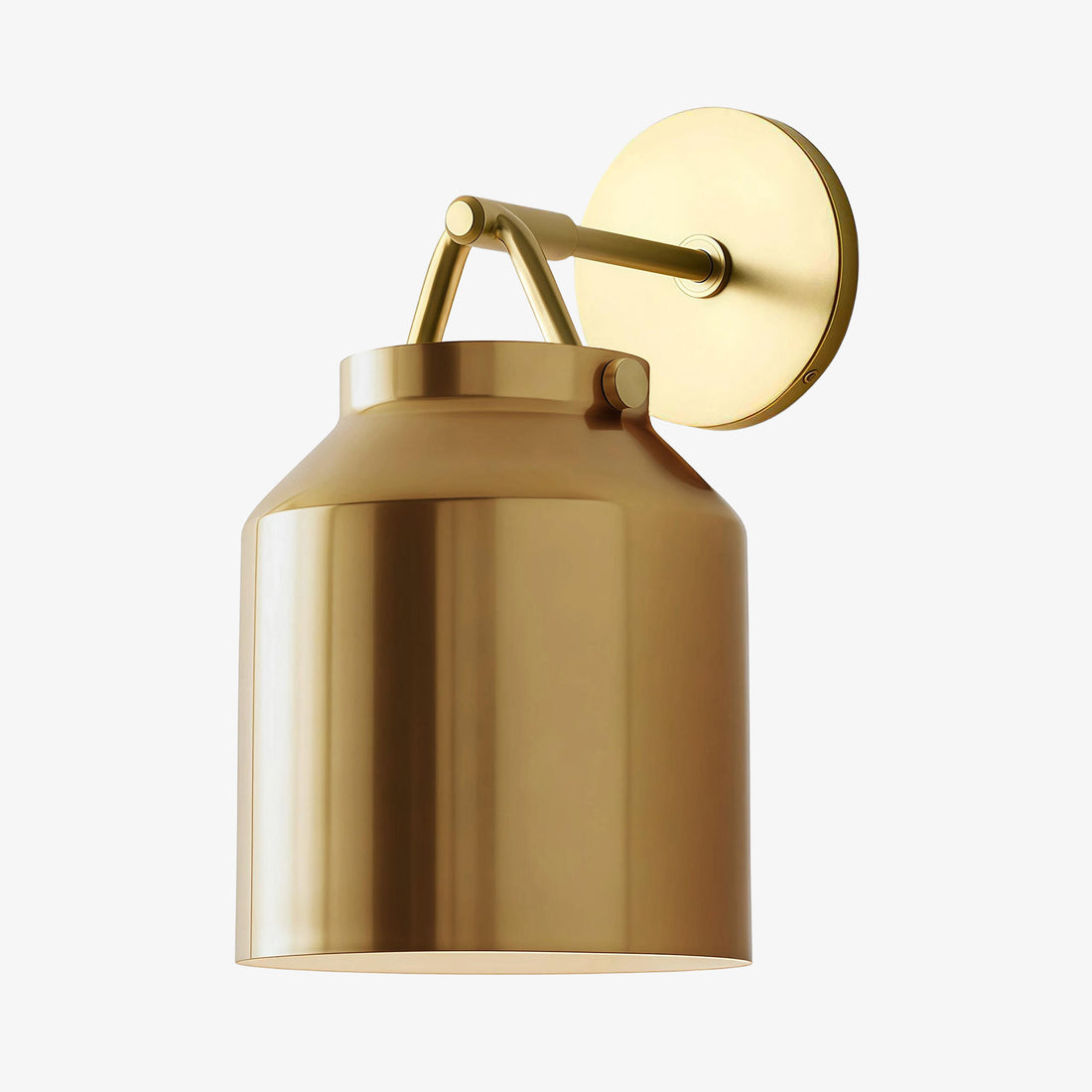 Hanton Wandleuchte aus Messing mit Feuchtraumschutz – Moderne Wandleuchte aus Glas für das Badezimmer