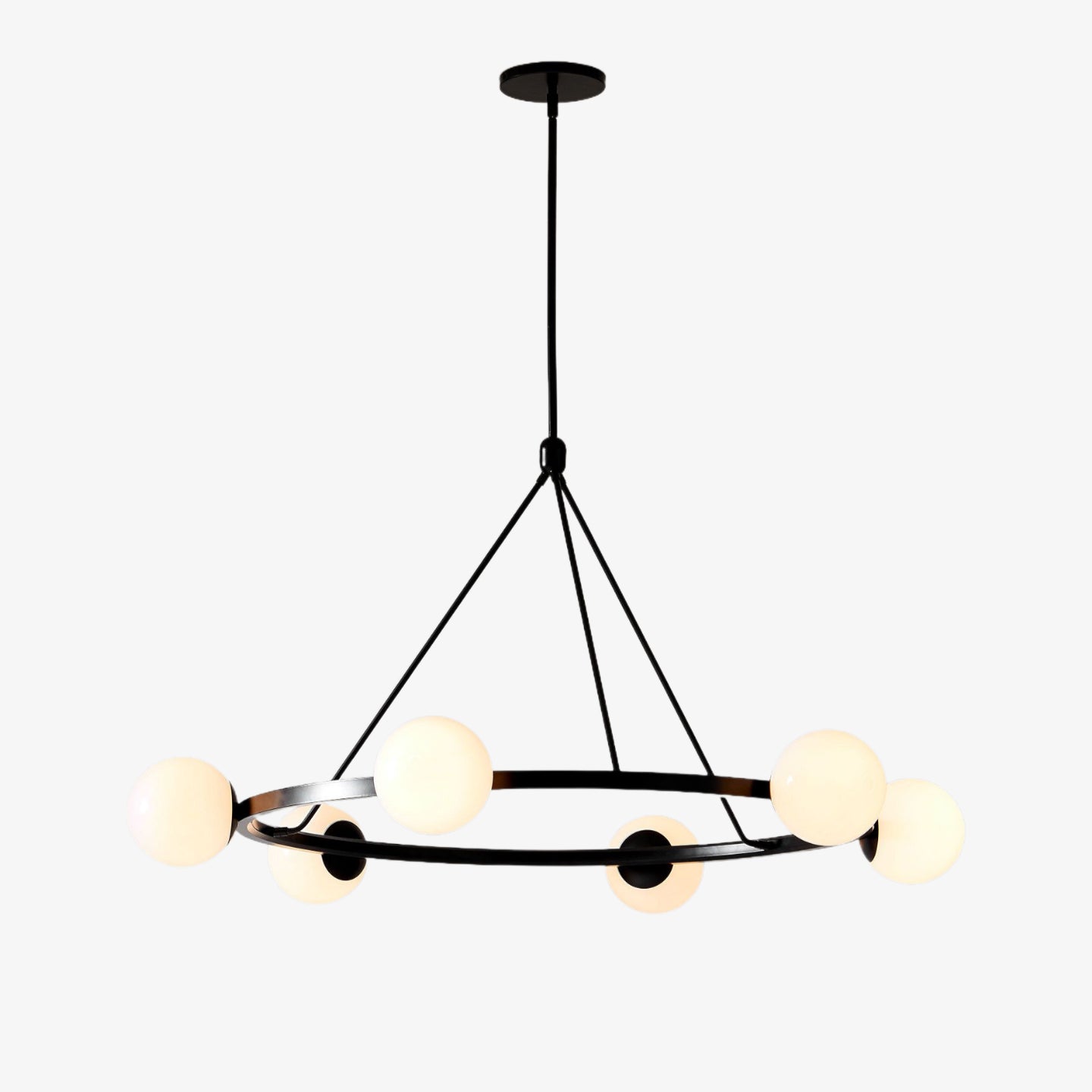 Brelia Round Light Chandelier - Modern Globe Chandelier in Stylish Design