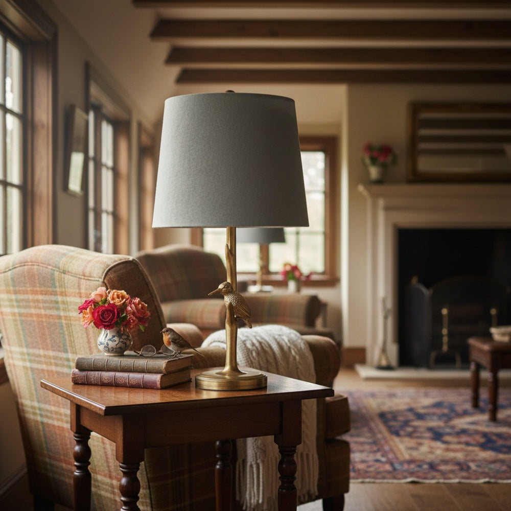 Pawdia Einzigartige Tischlampe – Dekorative Nachttischlampe aus Stoff mit Tiermotiv