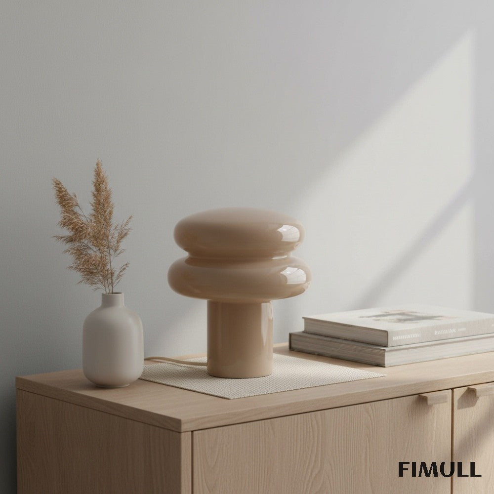 Orra Kleine Opal-Tischlampe - Pilzglaslampe fürs Wohnzimmer