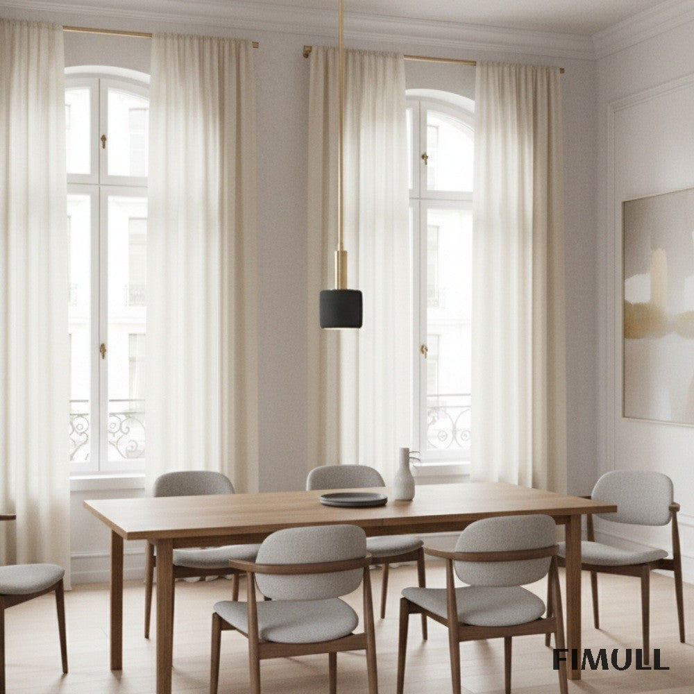 Cerova Modern Ivory Porcelain Pendant Light – Soft Organic Design for Kitchen Island