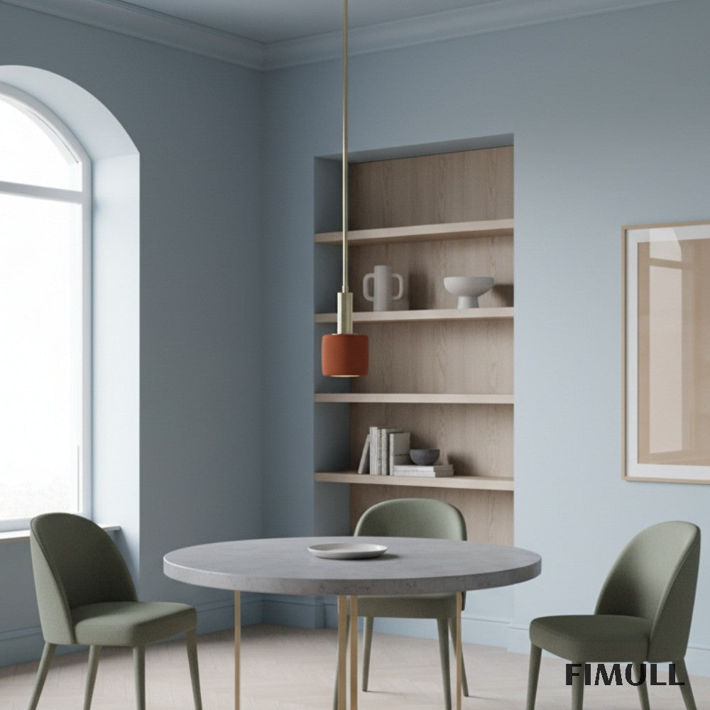 Cerova Modern Ivory Porcelain Pendant Light – Soft Organic Design for Kitchen Island