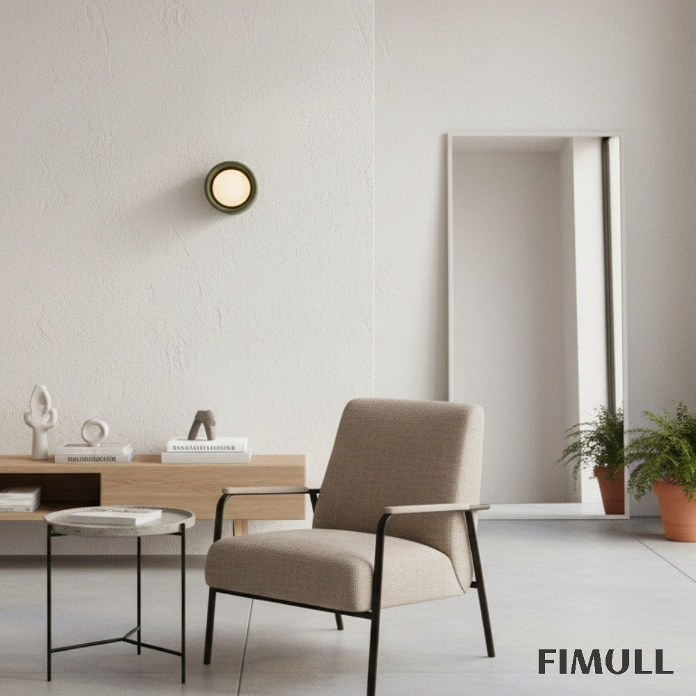 Cerova Modern Ivory Porcelain Sconce – Soft Organic Wall Light