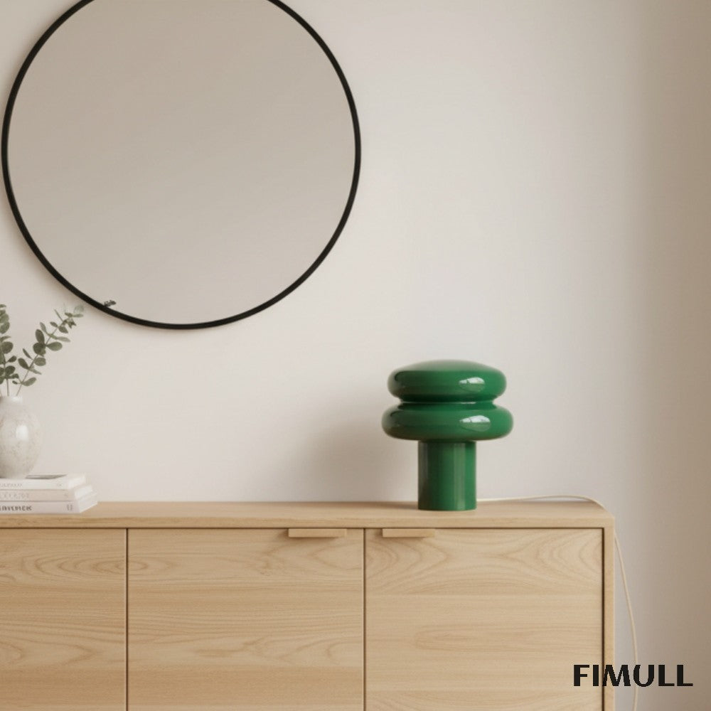 Orra Kleine Opal-Tischlampe - Pilzglaslampe fürs Wohnzimmer