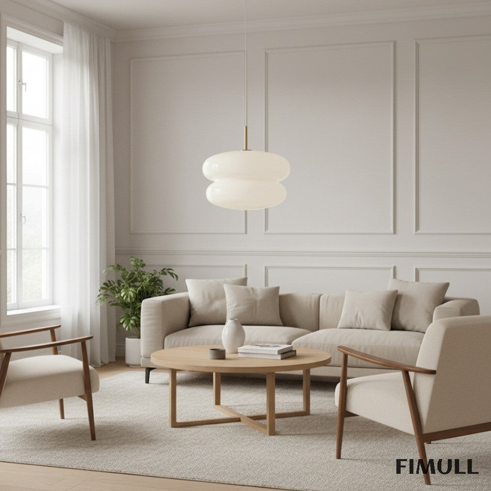 Orra Opalglas Pendelleuchte - Moderne Hängelampe