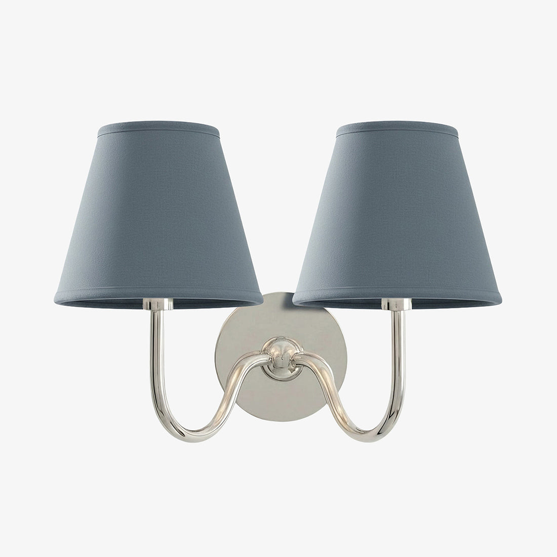 Luvora Pleated Shade Wall Lamp – Modern Brass Linen Lighting