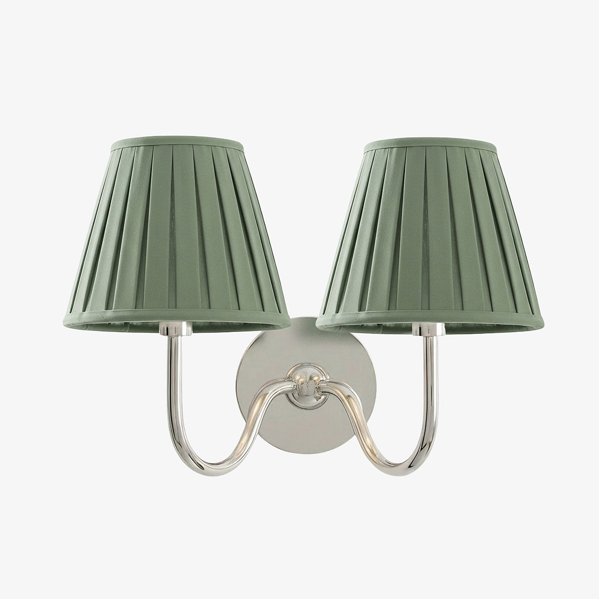 Luvora Pleated Shade Wall Lamp – Modern Brass Linen Lighting