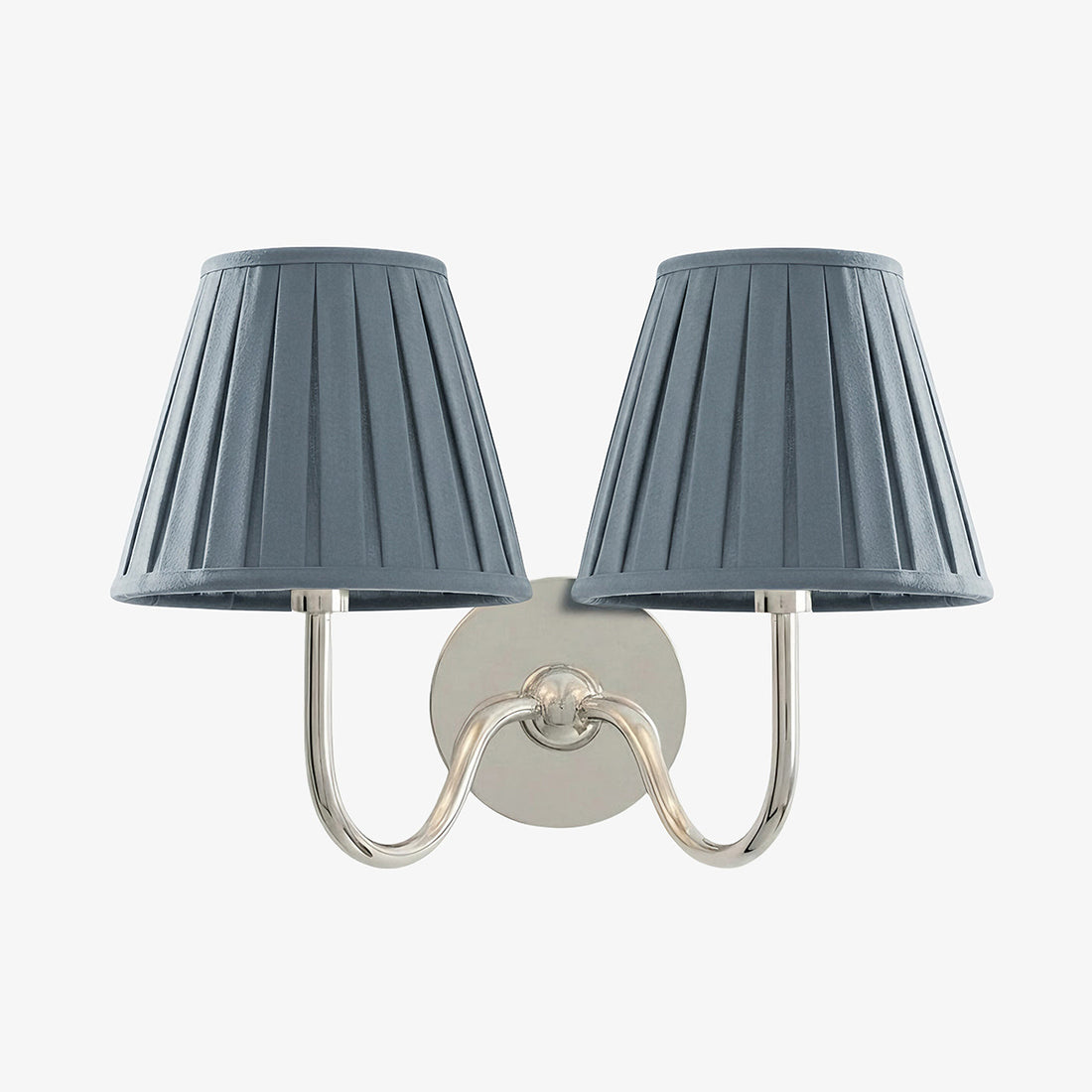Luvora Pleated Shade Wall Lamp – Modern Brass Linen Lighting