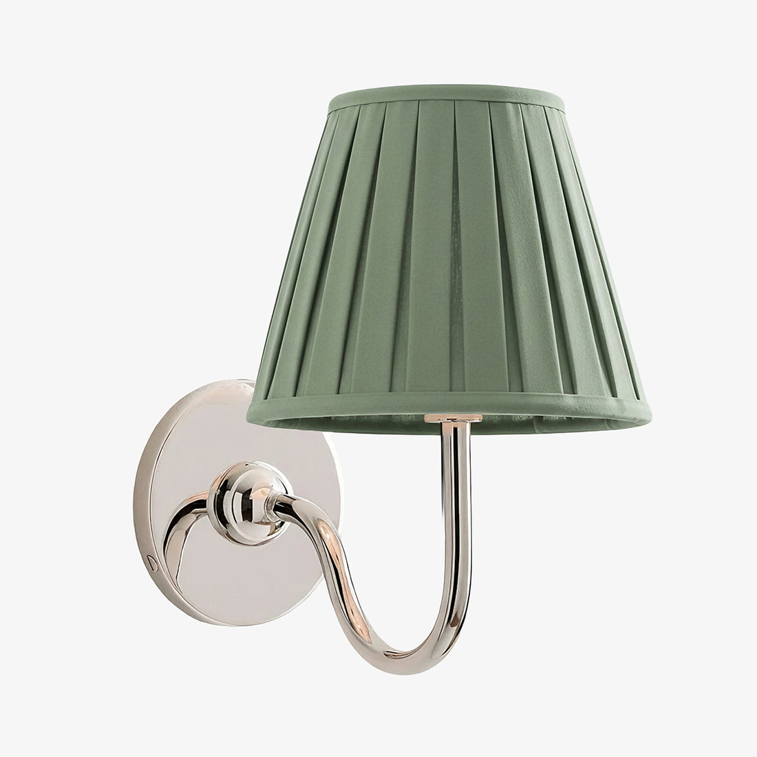 Luvora Pleated Shade Wall Lamp – Modern Brass Linen Lighting