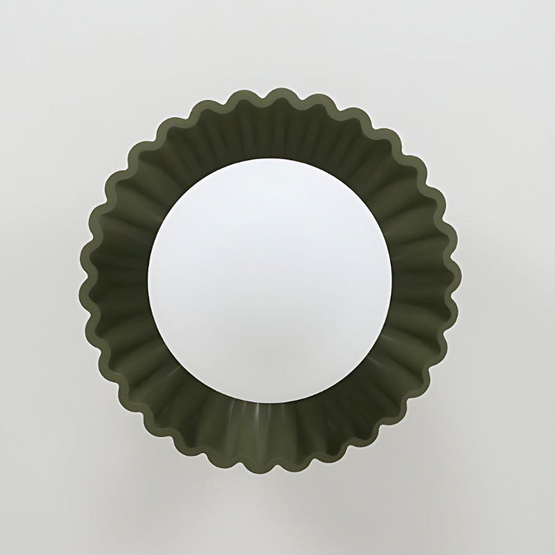 Resin UFO Modern Cream Ceiling Light