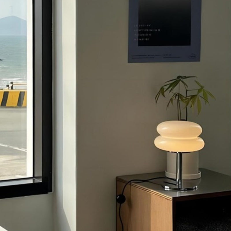 Lollipop Bauhaus Glass Metal Table Lamp