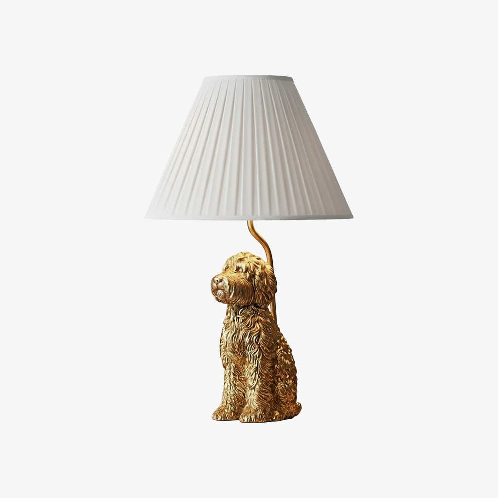 Pawdia Einzigartige Tischlampe – Dekorative Nachttischlampe aus Stoff mit Tiermotiv