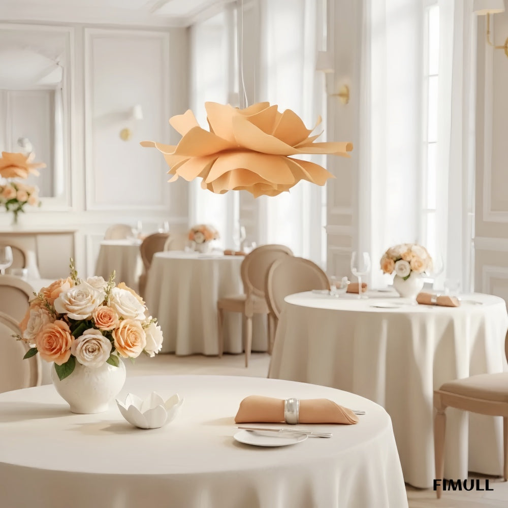 Lotus Flower Petal Pendant Light Nordic Style for Living Room