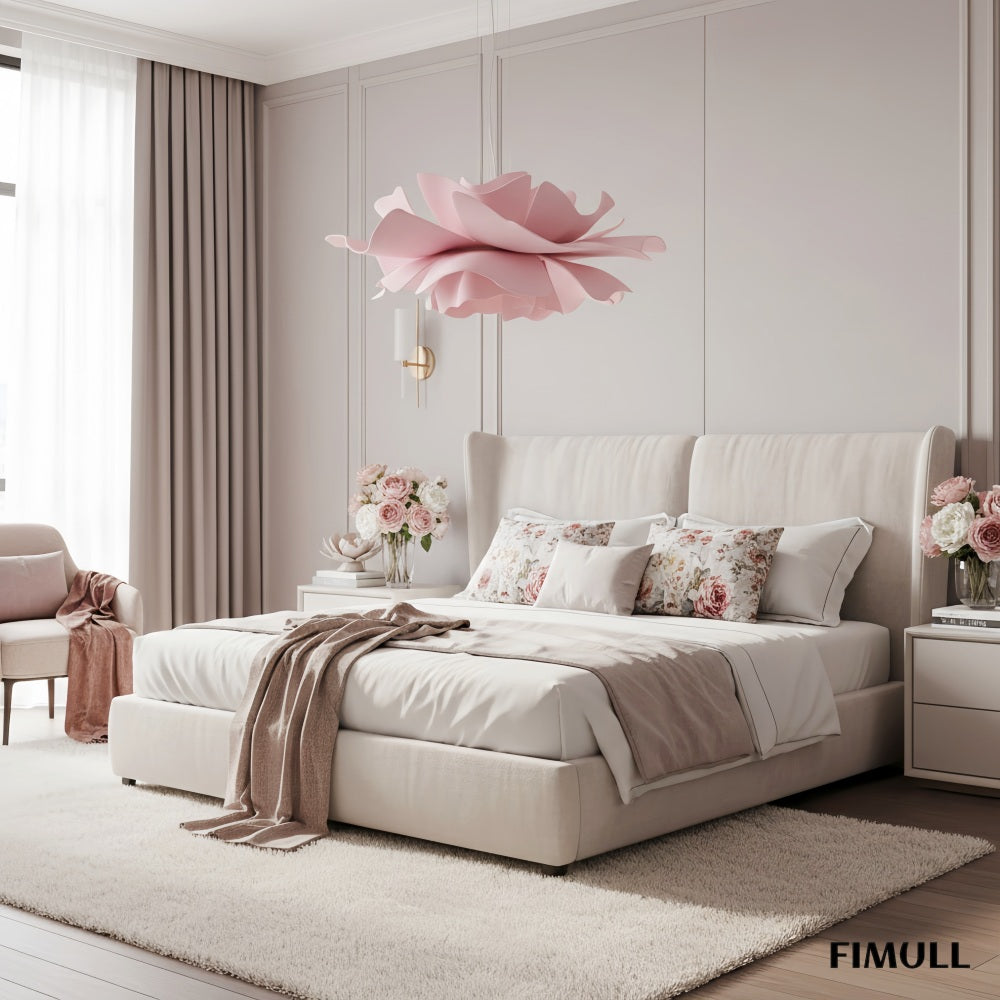 Lotus Flower Petal Pendant Light Nordic Style for Living Room