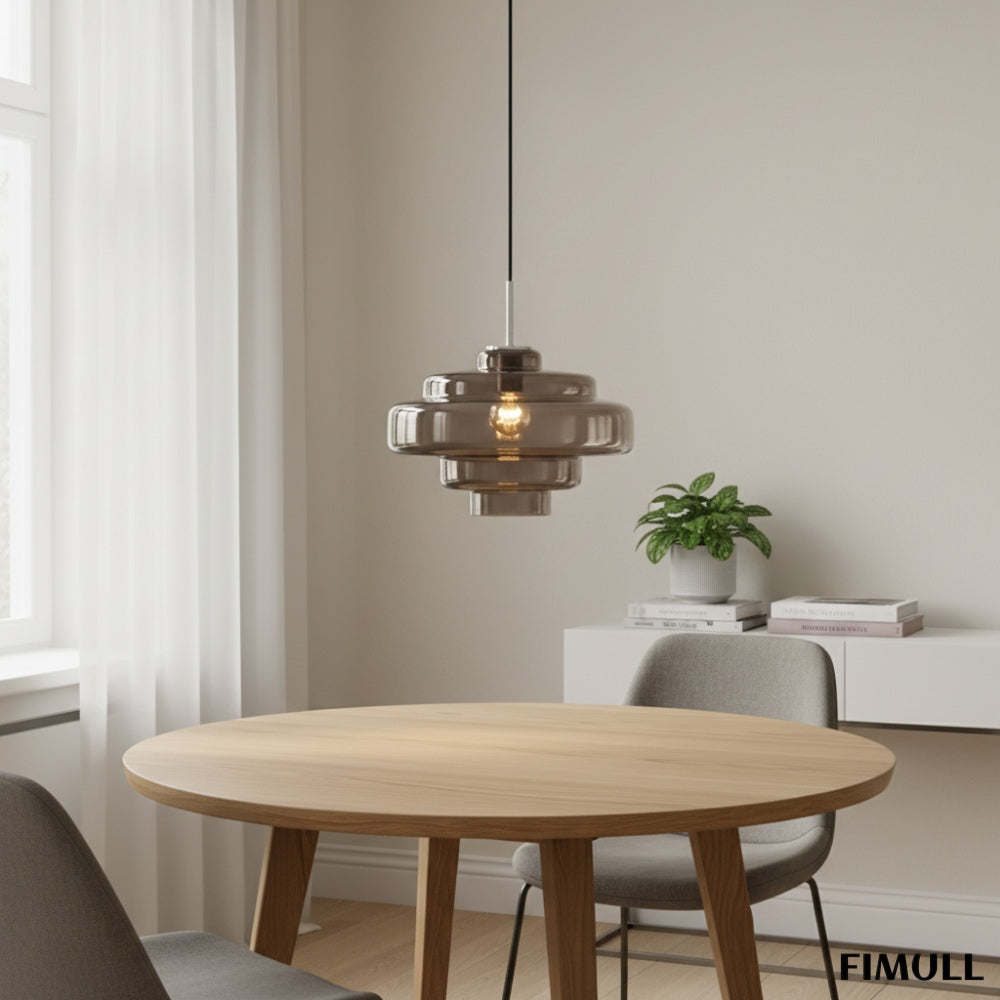 Koloro Millie Glass Pendant Light Modern Retro for Kitchen and Living