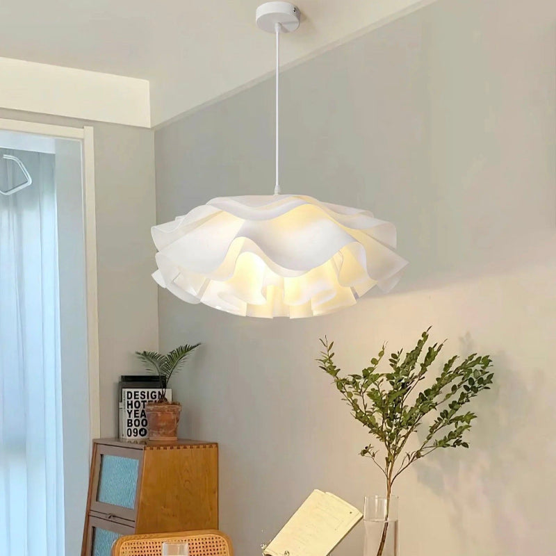 Minimalist White Multi-layer Petal Pendant Lamp