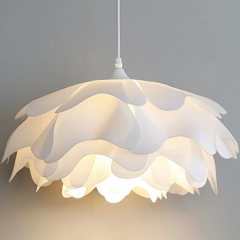 Minimalist White Multi-layer Petal Pendant Lamp