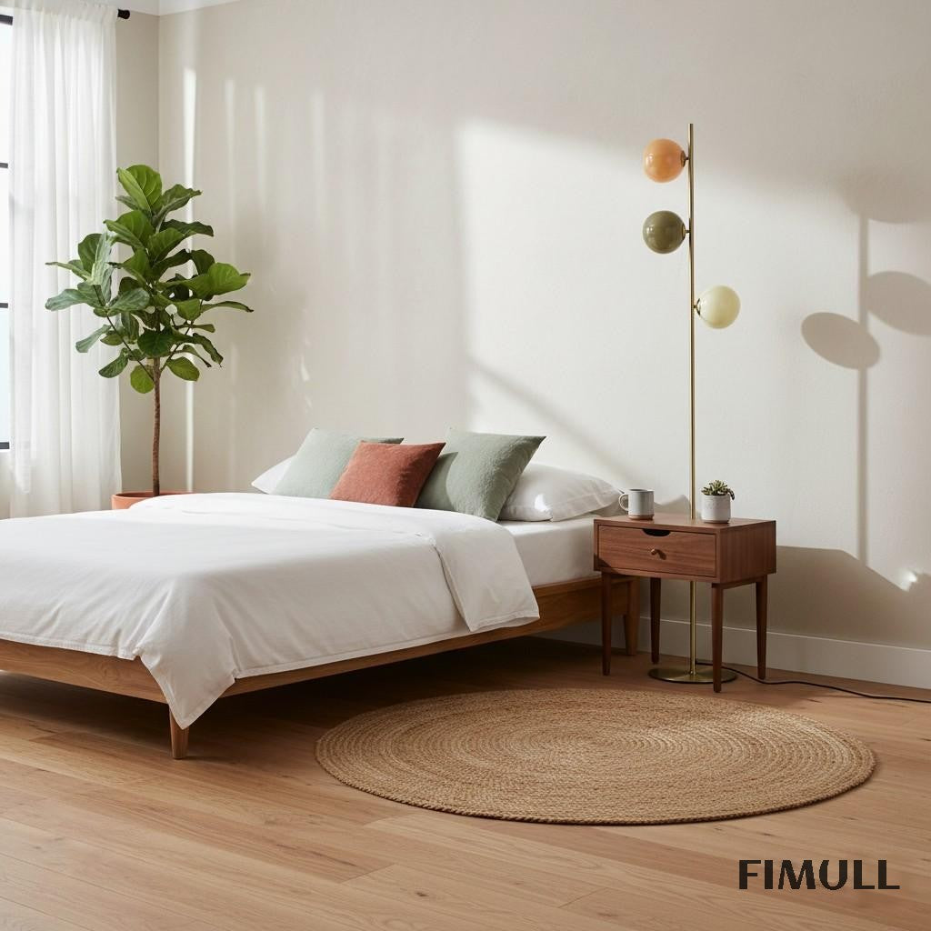 Opalglas-Stehlampe – Modernes Stehlicht