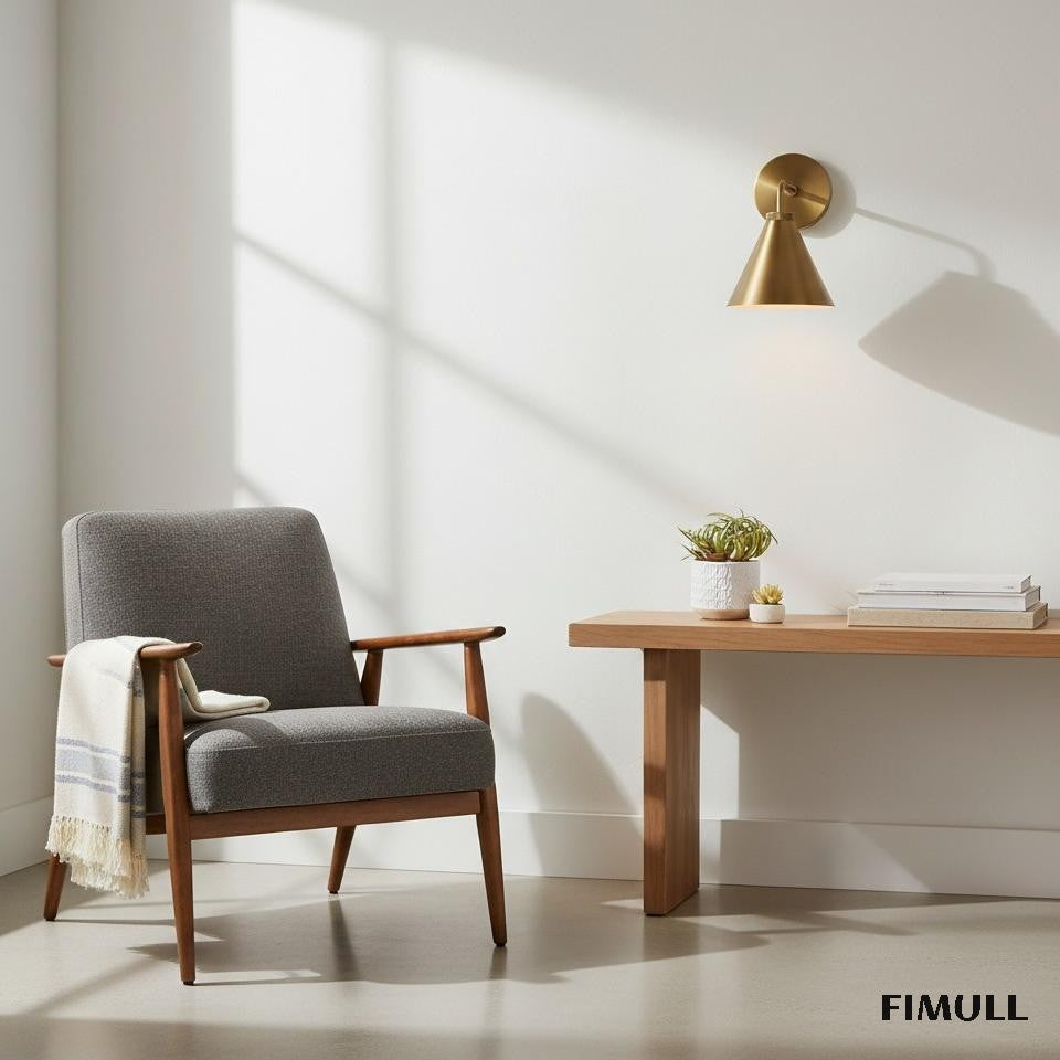 Korvi Metal Cone Wall Lamp - Classic Multi-Head Tapered Wall Sconce