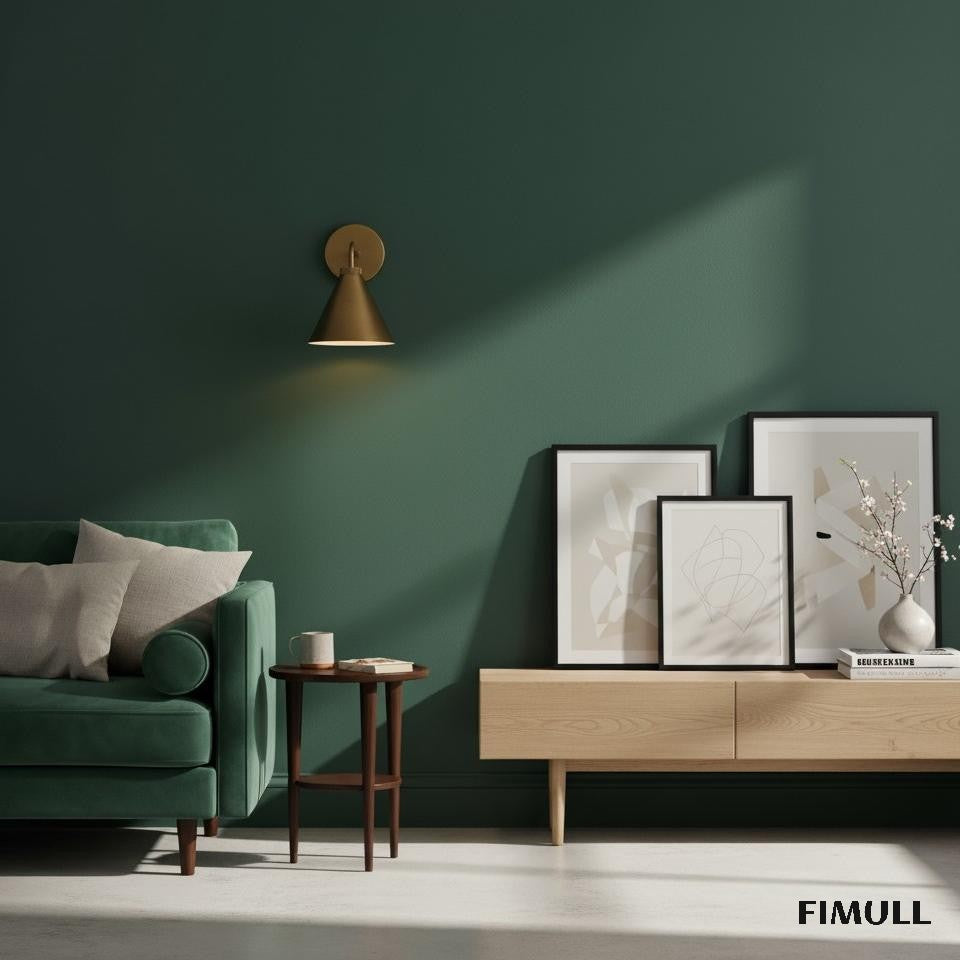 Korvi Metal Cone Wall Lamp - Classic Multi-Head Tapered Wall Sconce