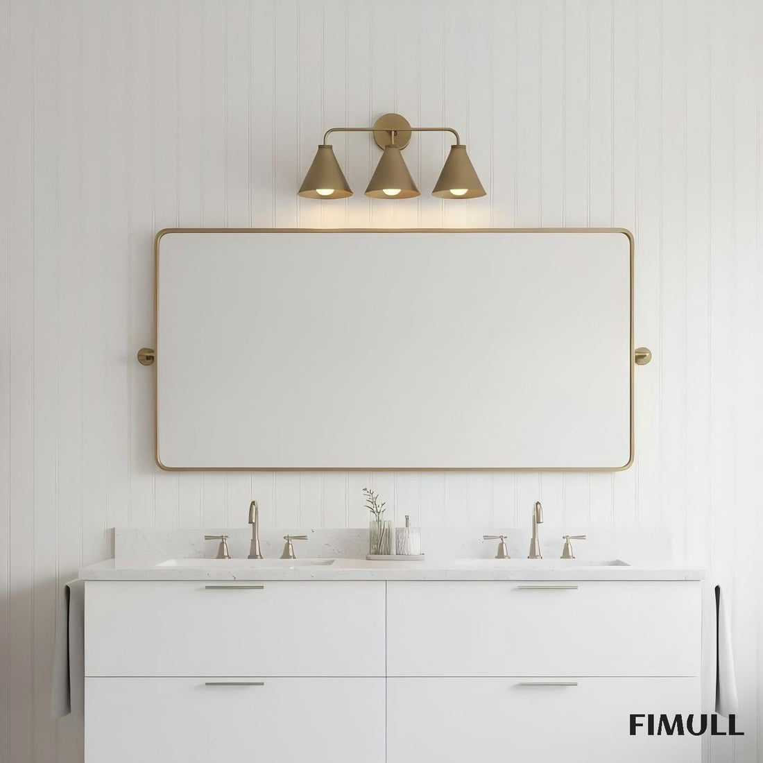 Korvi Metal Cone Wall Lamp - Classic Multi-Head Tapered Wall Sconce