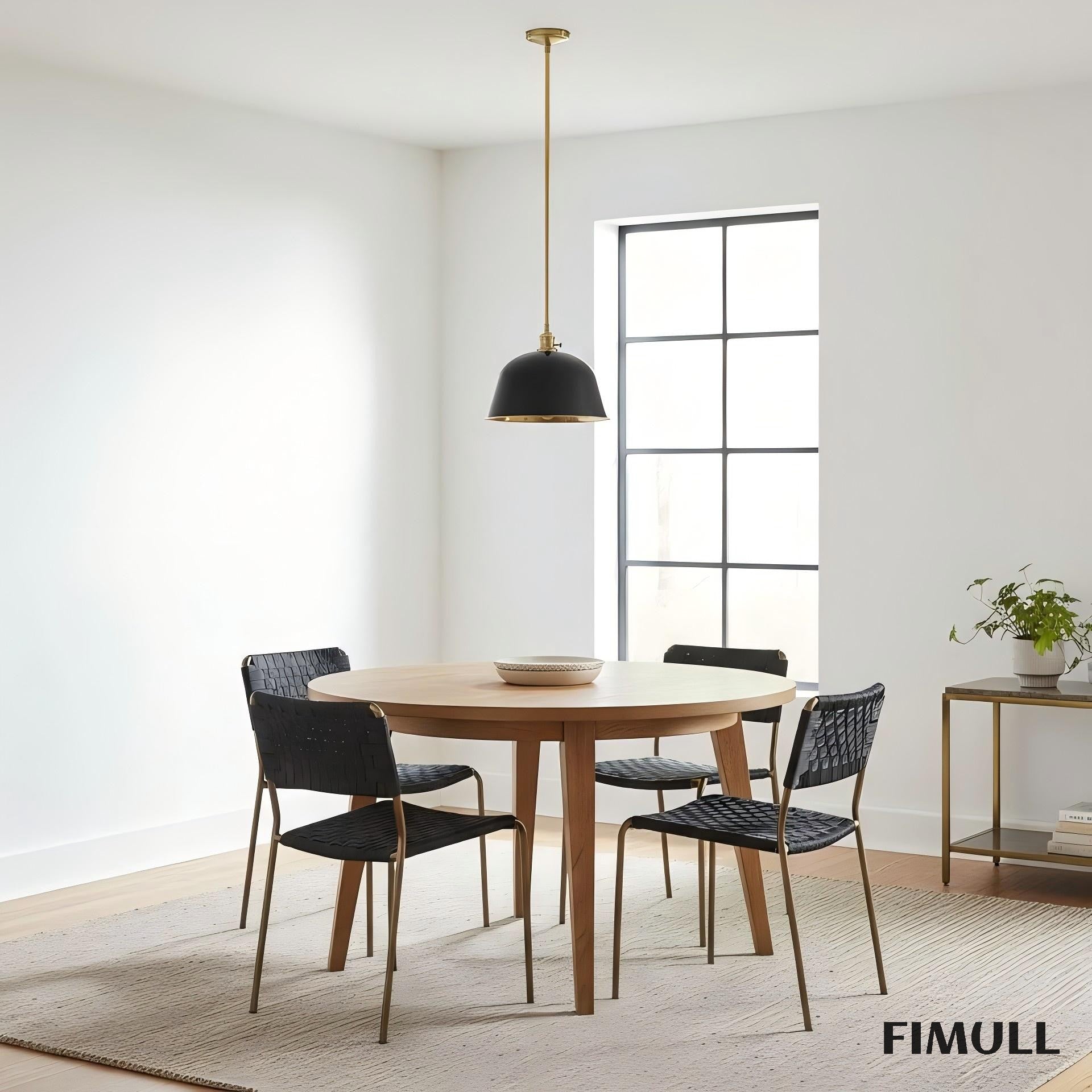 Forvara Metal Bell Design Pendant Lamp - Modern Metal Pole Design Kitchen Lighting